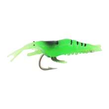 1入組發光柔軟矽膠高碳鋼單掛鉤模擬蝦餌 - 彩色 - 查看 9