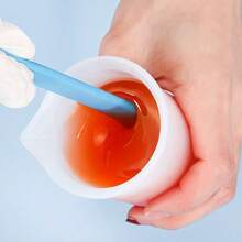 4支装硅胶搅拌棒，耐用可重复使用，适用于面部彩妆、混合树脂、环氧树脂等DIY制作，也可用于环氧树脂浇注。 - 藍色 - 查看 5