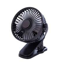 A Mini USB Rechargeable Handheld Fan With Portable & Lightweight Design, Suitable For Office, Desktop, Car Or Travel. Random Data Cable Delivery. - Black - View 1