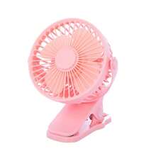 A Mini USB Rechargeable Handheld Fan With Portable & Lightweight Design, Suitable For Office, Desktop, Car Or Travel. Random Data Cable Delivery. - Black - View 3