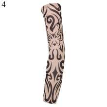 1Pc New Flower Arm Tattoo Sleeves Seamless Outdoor Riding Sunscreen Arm Sleeves Sun Uv Protection Arm Warmers For Men Women Sleeves Cover Arms