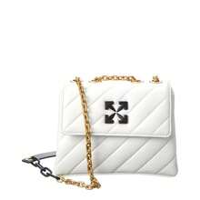 Off-White Jackhammer 19 Leather Shoulder Bag - White - View 1