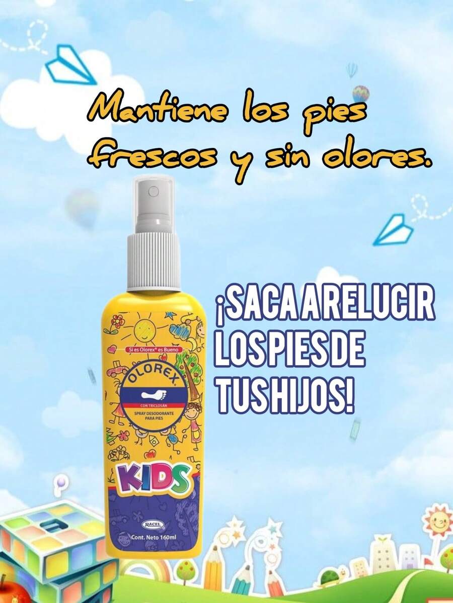 Spray desodorante para pies kids - Amarillo - Ver 1