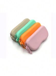 Silicone Glasses Case Silicone Eyeglasses Bag Zipper Silicone Glasses Case With Hook Glasses Accessories For Women - Multicolor - View 11