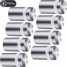 Stainless Steel Wall Standoffs Advertising Screw Glass Sign Standoff Nails Screw For Sign Displays  (19*25mm)4 Pieces - Grey - View 3