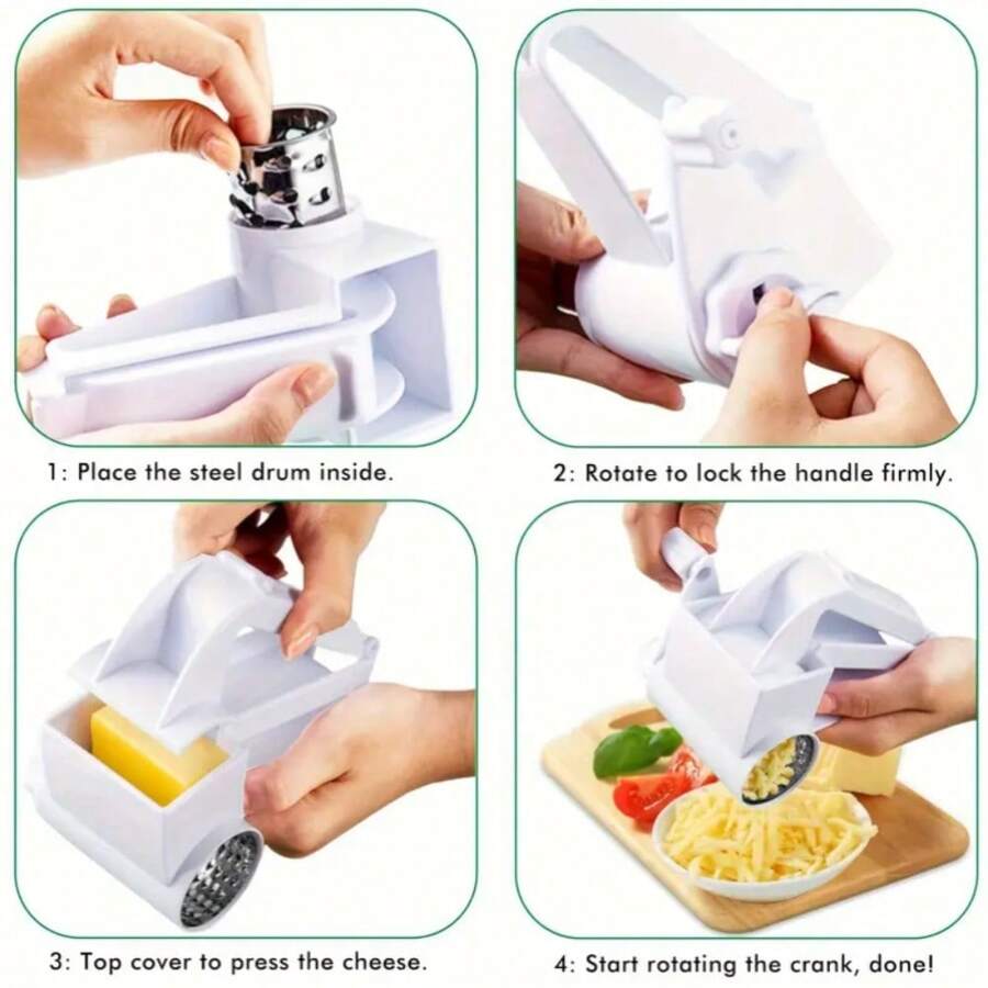 1pc 3 In 1 Cheese Grater With Handle Household Cheese Grater Manual best-10-reviewer-on-tumblr