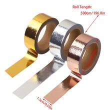3 cuộn Gold Foil & Giấy Băng Washi Đối với DIY Làm sổ lưu niệm , Nghệ thuật Và Thủ công Dự án Đồ trang trí - Nhiều màu - Xem 2
