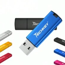 BIYETIMI USB 2.0 32gb Pen Drive 128gb Flash Drive Colorful Flash Disk Cle Usb Storage Device High-Speed Memory Stick 64G Pendrive - Blue - View 1