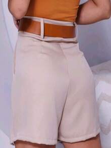 Women Shorts - Màu be - Xem 2