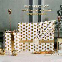 Gift Wrapping Paper Craft Packaging 20 Sheets 58*58cm - 圓形的 - 查看 2