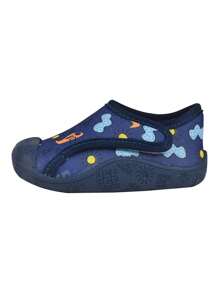 Tenis meia infantil menino Calce facil confortavel - Azul Marinho - Visão 3