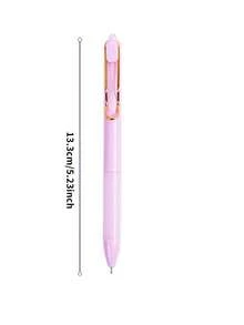 6 cái Đen Có thể thu vào Bút bi Với 0.5mm Nạp lại , Nhanh khô Ink , Thích hợp Đối với Viết - Nhiều màu - Xem 2