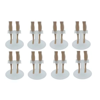 25 Bases De Plástico Para Muñecas.