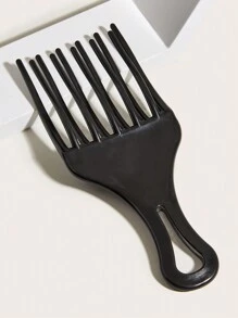 Hair Picks Ergonomic Design Hair Picks ABS Material 1pc Wide Tooth DIY Hairstyles For Thick Curly Hair For Salon Styling Afro Hair Pick Comb Small Hair Fork Comb, Hairdressing Styling Tool For Curly Hair For Men Women Plastic, Black, Hair Brush, Comb, Hair Tools, Hair Products And Accessories For Barber Salon Beauty Travel Essentials,Back To School,Travel Holiday Essentials,Hair Accessories For Women,Brush,Hair Brushes,Edge Brush,Brush Hair,Hair Comb,Comb Hair,Detangling Brush,Ball Brush,Mini Hair Brush,Hair Brush Set,Wooden Comb,Hair Brush, Brush, Comb, Slick Back Brush, Hairbrush, Edge Brush, Brush Hair, Hair Comb, Hair Brush Set, Comb Hair, Mini Hair Brush, Detangling Brush, Hair Brushes,Hair, Accessories, Hair Products, Hair Tools, Hair Stuff, Hair Care, Curly Hair Brush, Barber, Barber Accessories, Hairdressing Equipment,Travel Essentials,Travel Essential,Hairstyle,Hairdressing - Black - View 3