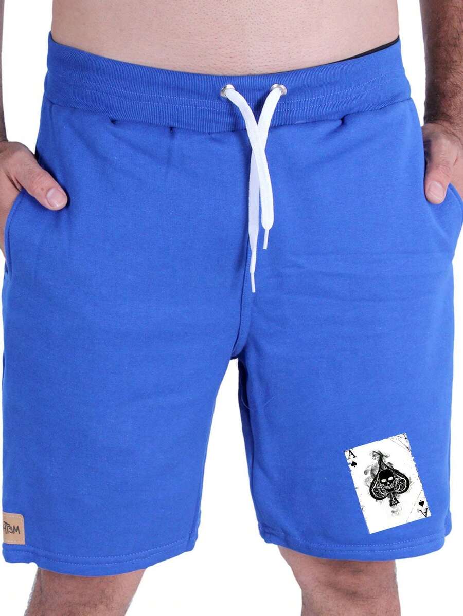 Men Shorts - Royal Blue - View 1
