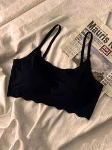 3pcs Seamless Sports Racerback Bralette Camisole With Padding, Please Select One Size Up From Your Actual Size, Size Runs Small