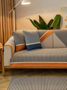 1 Miếng Kẻ sọc Chống bụi Đệm sofa , Hiện đại , Tất cả các mùa , Chống trượt Bọc ghế sofa phổ cập Lớp bảo vệ - trái cam - Xem 6