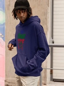 Men Sweatshirts - 藏蓝色 - 查看 3