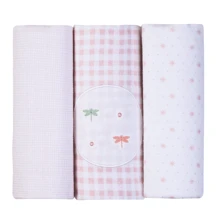 Chăn cho trẻ sơ sinh và trẻ em - Màu Hồng baby - Xem 1