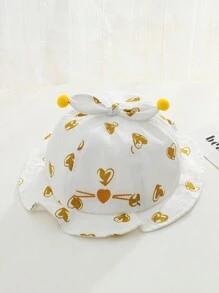 1pc Toddler Fisherman Sun Protection Hat, Cute And Versatile, Suitable For Spring And Summer