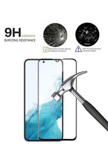 2入組高清屏幕保護膜+手機清潔刷，適用於三星 - 白色 - 查看 6