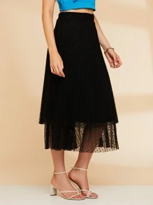 Women Skirts - màu đen - Xem 4