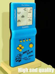 1pc Classic Handheld Game Console - Russian Block Big Screen, Vintage Pocket Game Player, Batteries Not Included