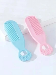 Blue Bear Style Baby Care Set Shampoo PP Soft Hair Comb To Clean The Brush Ringworm - Blue - View 6