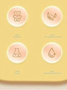 Blue Bear Style Baby Care Set Shampoo PP Soft Hair Comb To Clean The Brush Ringworm - Blue - View 3