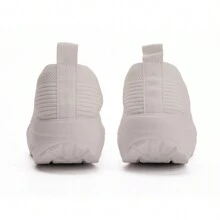 女款輕便透氣步行鞋,舒適健身楔形底平底運動鞋,快速升級運動鞋 - 白色 - 查看 2