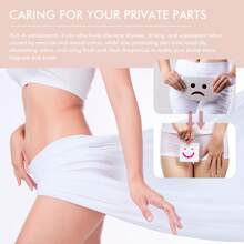 女性陰道保養精油,天然女性護理油,女性酸鹼平衡,消除異味和舒緩,100％天然女性私密去味劑,採用草莓油（1 Fl Oz/30 Ml） - 白色 - 查看 4