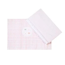 Chăn cho trẻ sơ sinh và trẻ em - Màu Hồng baby - Xem 2