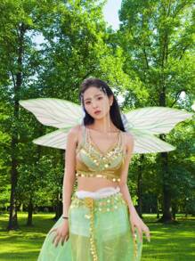 1pc Festival Party Angel Wings For Decor Or Unisex Dress Up - Multicolor - View 7