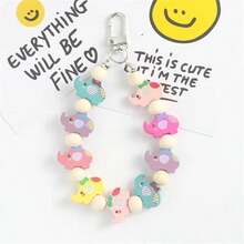 1 Miếng Nhiều màu Bằng gỗ Kết cườm Móc chìa khóa Đối với phụ nữ Với Dễ thương Con voi , Hoa Hướng dương & Thiết kế hoa , Cũng có thể sử dụng Như Vòng đeo tay Hoặc Túi quyến rũ - Nhiều màu - Xem 11