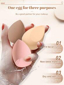 8PCS Makeup Sponge,Suitable For Cream & Powder Concealer, Loose Powder Makeup Applicator - Multicolor - View 9