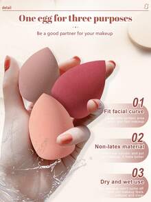 8PCS Makeup Sponge,Suitable For Cream & Powder Concealer, Loose Powder Makeup Applicator - Multicolor - View 7