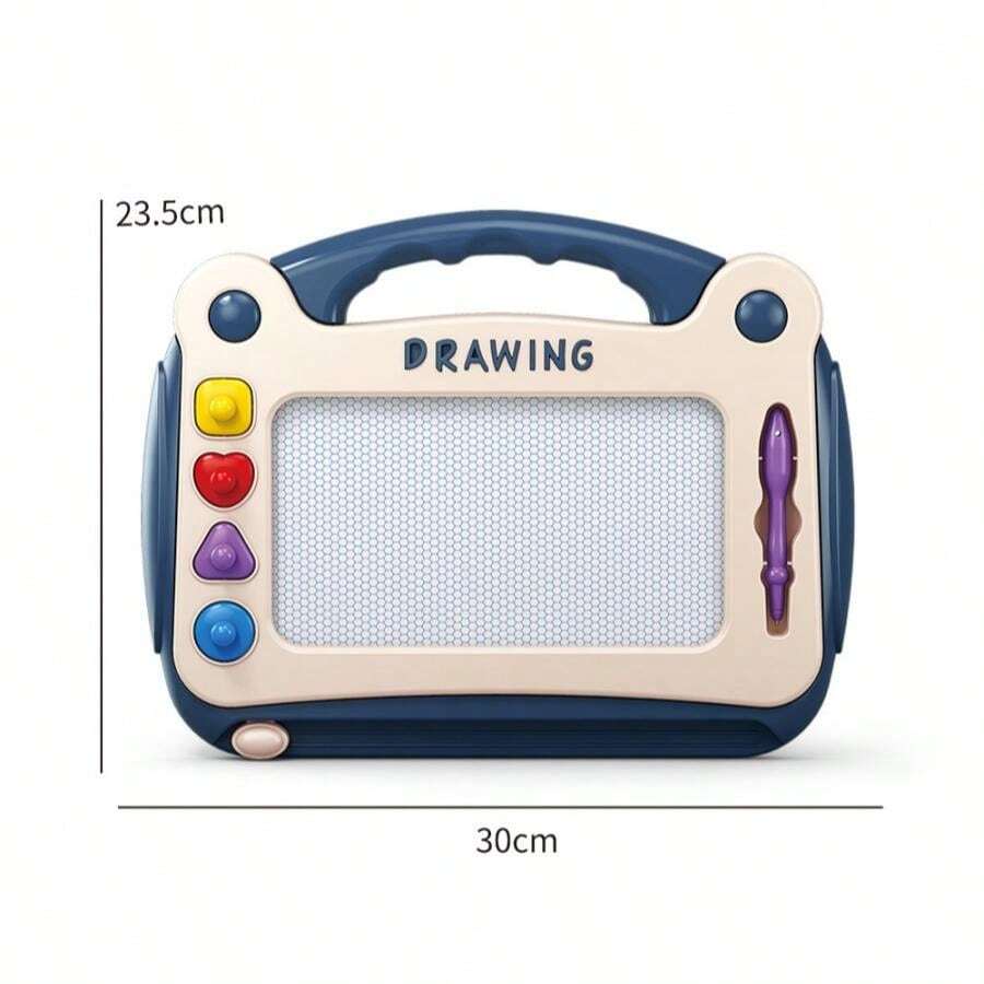 Planche à Dessin Magnétique Enfant – 4 Couleurs Effaçables, Jouet Éducatif 2-7 Ans – Idéal Voyage, Maison - 8