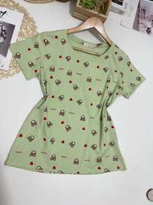 Women T-Shirts - Màu xanh chanh - Xem 1