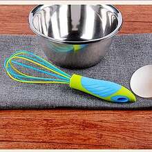 Batidor de globo 12 pulgadas con revestimiento de silicon - Verde - Ver 5