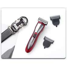 1入組可充電電動剃須髮剪，多功能配備600mAh電池，流線型機身和碳鋼刀片