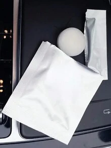 5入組茉莉香味汽車空調出風口香氛片,固體pe香氛片,用於固體香膏的更換芯片 - 白色 - 查看 5