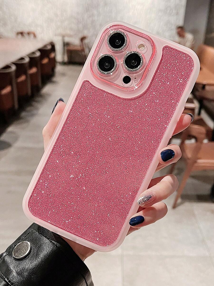 Fashionable And Luxurious Iridescent Sparkle Phone Case With BuiltIn