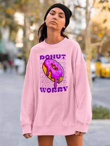 Men Sweatshirts - 淺粉色 - 查看 4