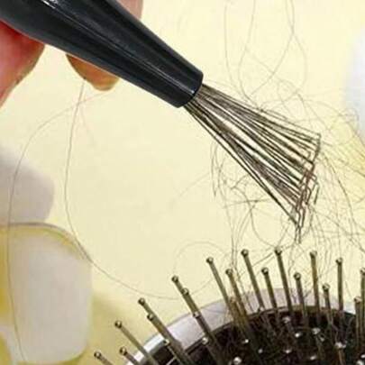 1pc Comb Cleaning Brush Brush Cleaning Tool Comb Embedded Tool For Hair Removal Easily Carry Small Size, Light Weight Comb Cleaning Cleaning Mini Brush Scavenger,Kitchen,Bathroom,Home,Household Supplies