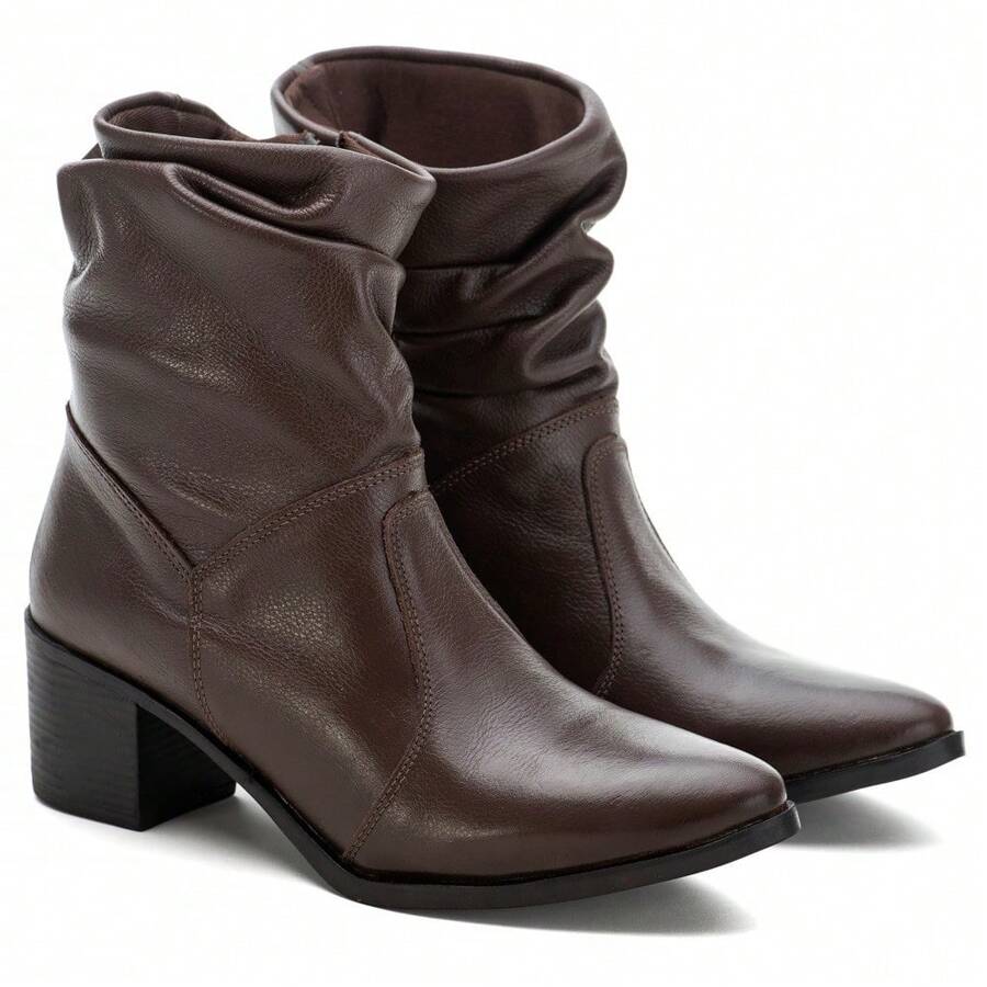 Women Ankle Boots & Booties - Cà phê nâu - Xem 1