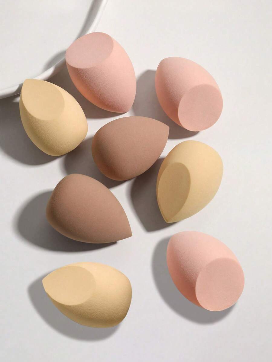 8PCS Makeup Sponge,Suitable For Cream & Powder Concealer, Loose Powder Makeup Applicator - Multicolor - View 1