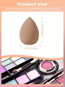 8PCS Makeup Sponge,Suitable For Cream & Powder Concealer, Loose Powder Makeup Applicator - Multicolor - View 3