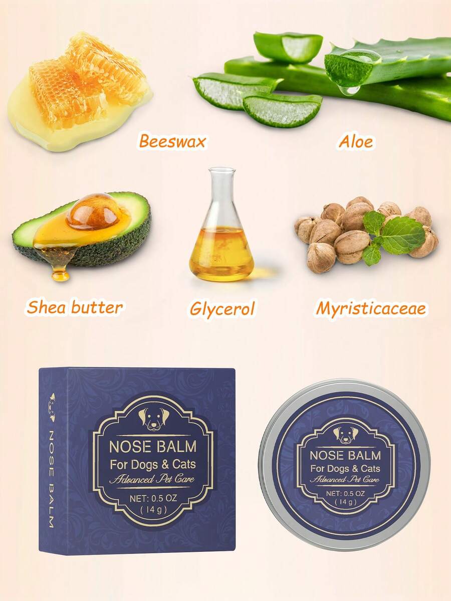 Nose Balm For Dogs And Cats Moisturizer For Dry Skin On Dogs' Noses