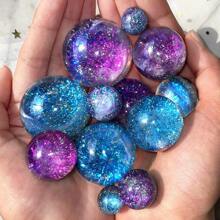 Ball Shaped Resin Molds, Silicone Mold For Making Round Resin Spheres Used In Jewelry Making - White - View 6