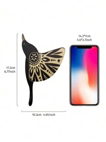 3pcs/Set Modern Creative Wooden Flying Bird Wall Hanging Decorations, Black And Brown Craft Decor, Suitable For Home Wall Decoration And Photo Frame Diy Display,Home Decor ,Room Decor,Wall Decor Gifts Birthday Graduation - Multicolor - View 2